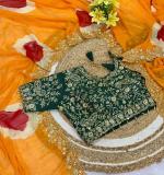 PIYU P1102 BEAUTIFUL PREMIUM LADDU MANGO SAREE