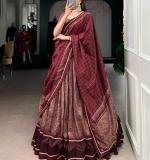 PIYU D NO DIGITAL 25 PARTY WEAR LEHENGA