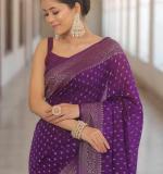 KPR 266 SOFT LITCHI SILK CLOTH SAREE