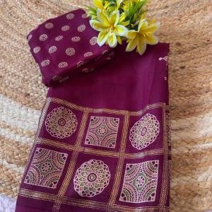 New Printed Casual Wear Saree