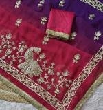 New Mor Gota Work Saree