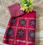 New Beautiful Casual Wear Designer Silk Saree