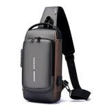 Generic Waterproof Sling Cross Backpack Bag (Black)