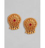 Women's Rose Gold Plated Alloy Necklace & Earings Set (Multicolor)