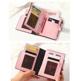 Women's Vegan Leather Small Zipper Wallet (RoseGlod)