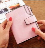 Women's Vegan Leather Small Zipper Wallet (RoseGlod)