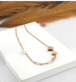 Women's Stainless Steel Butterfly Pendent Delicate Chain (Gold Plated)