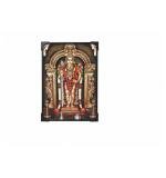Wooden Sri Subramaniyan Swamy Murugan Table Top Devotional Player (Multicolor)