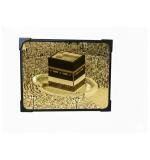 Wooden Macca Madina Haj Table Top "Allah Hu Akbar" Player (Multicolor)