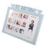 Acrylic First Year Baby Photo Frame (Multicolor)