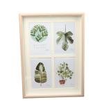 Acrylic Four Collage In One Frame To Add Any Images (Multicolor)