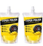 Pack of 2 Ultra Tyre Shine & Polish Liquid Pouches 100 ML