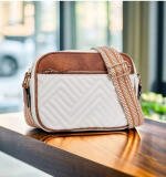 Women's PU Leather Zipper Sling Bag