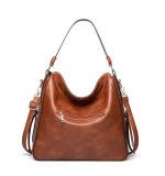 Women's PU Leather Zipper Handbag