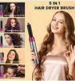 5 in 1 Multifunctional Hair Dryer (Pink)