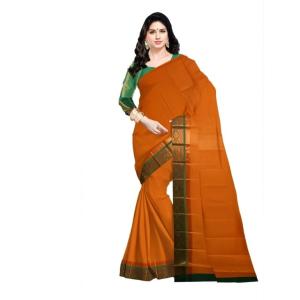 Woven  Soft  soft  Cotton  Saree New ( Oreng Stone )
